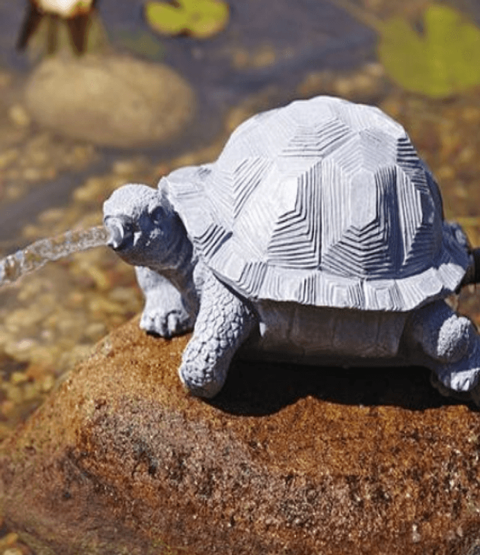 Fontene figur Skilpadde | M/Pumpe og Slange
