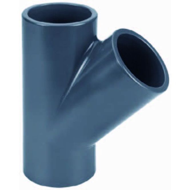 Hovedbilde PVC T-Rør | 45° Y Ø50mm PN16