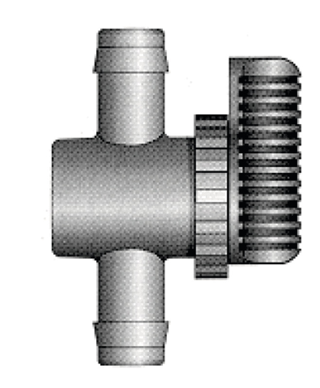 Luft Manifold Ventil for Slange | 9mm