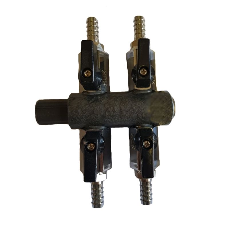 LUFT MANIFOLD PROFF. 9 MM  4 VEIS