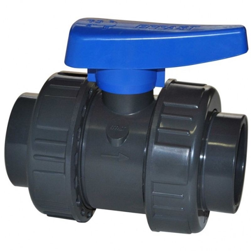 PVC Kuleventil | Ø 50mm PN 16