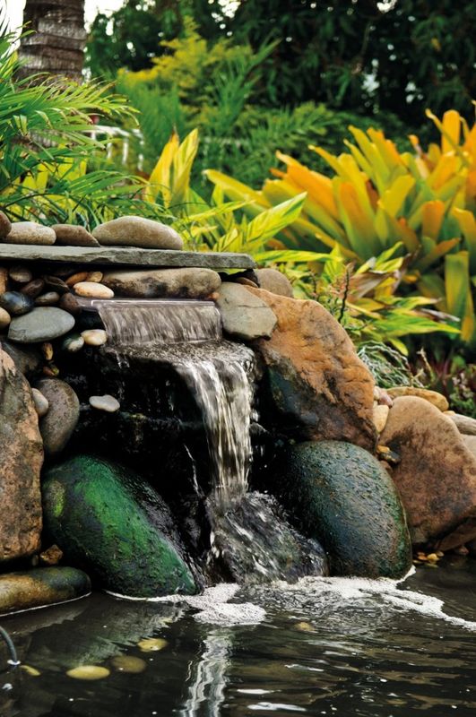 Pondofall | Vannfall med Ledlys til Hagen 