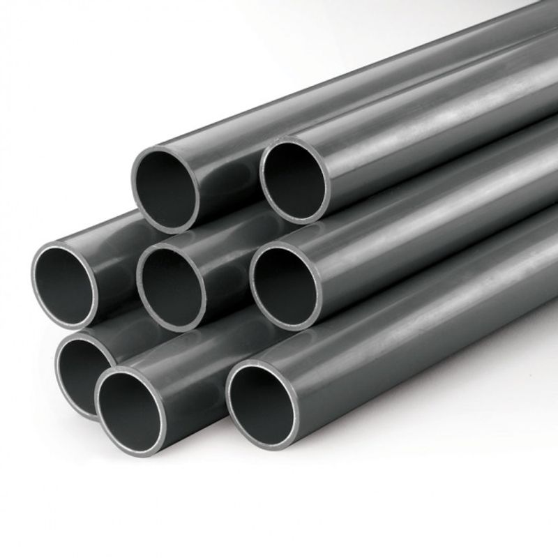 PVC Trykk Rør | 75mm 1m PN 7,5