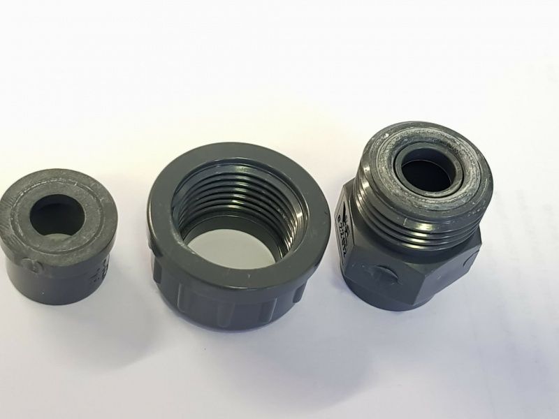 PVC Union 3/3 Lim/Lim | Ø 12mm PN16