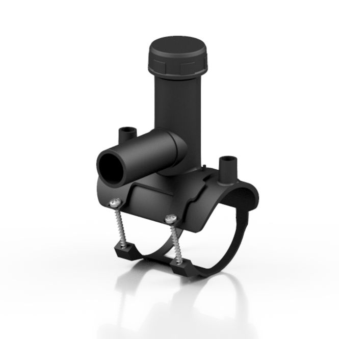 Hovedbilde PE100 ELEKTROSVEIS ANBORINGSKLAMMER L Ø63-225MM