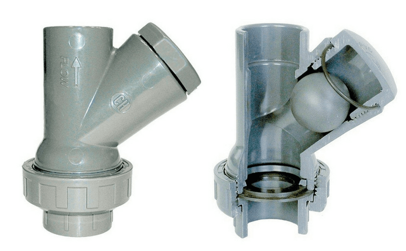 PVC Kule Tilbakeslagsventil | Y-Type 40mm