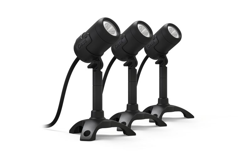 LunAqua Connect M Sett 3 | Oase lys til Hage og Dam Hvit 