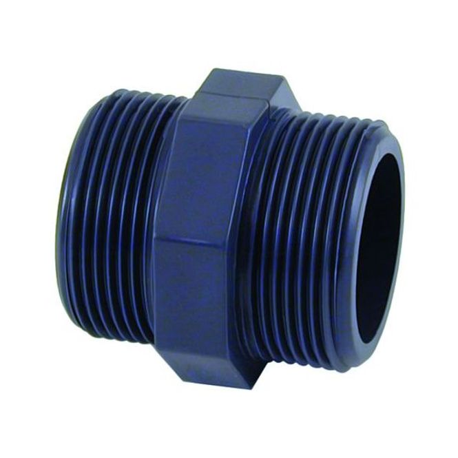 Hovedbillede PVC Dobbel Nippel | Utv./utv. GJ. 1